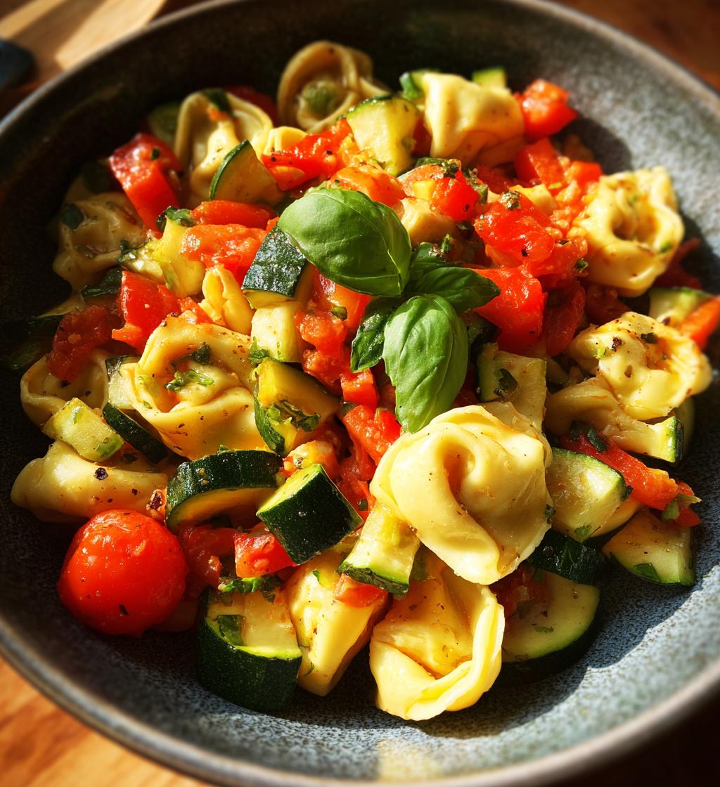 Tortellini with Summer Veggies