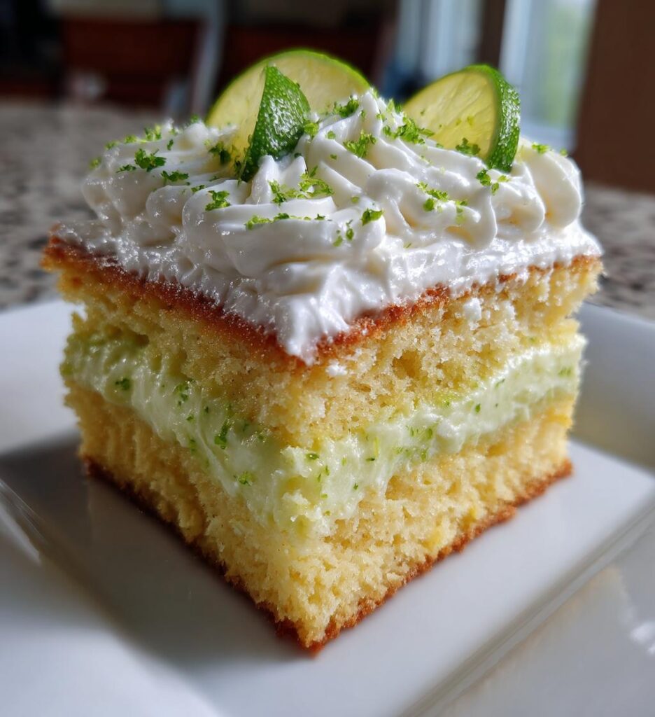 Tres Leche Cake with Key Lime