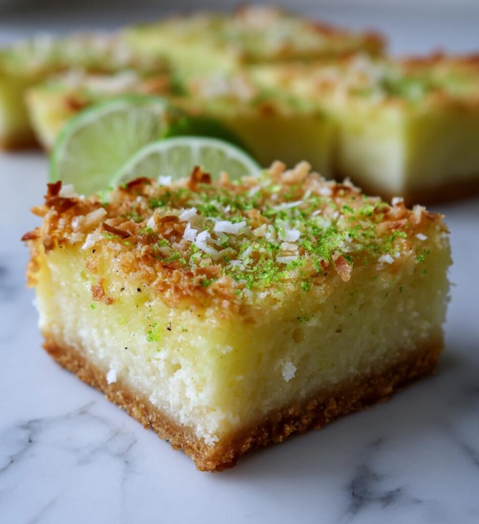 Tropical Coconut Lime Bars