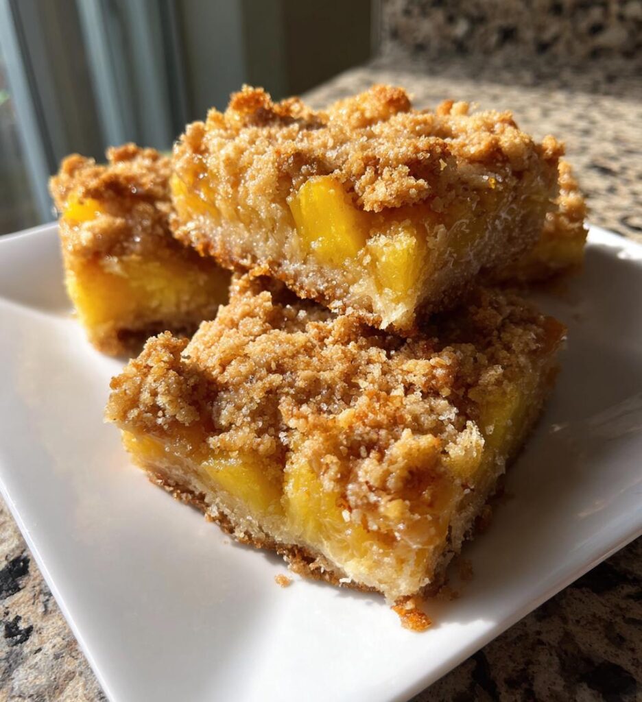 Tropical Escape Soft Pineapple Crumble Bars