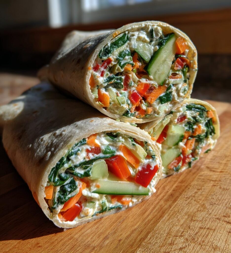 Vegetable Tortilla Roll Ups